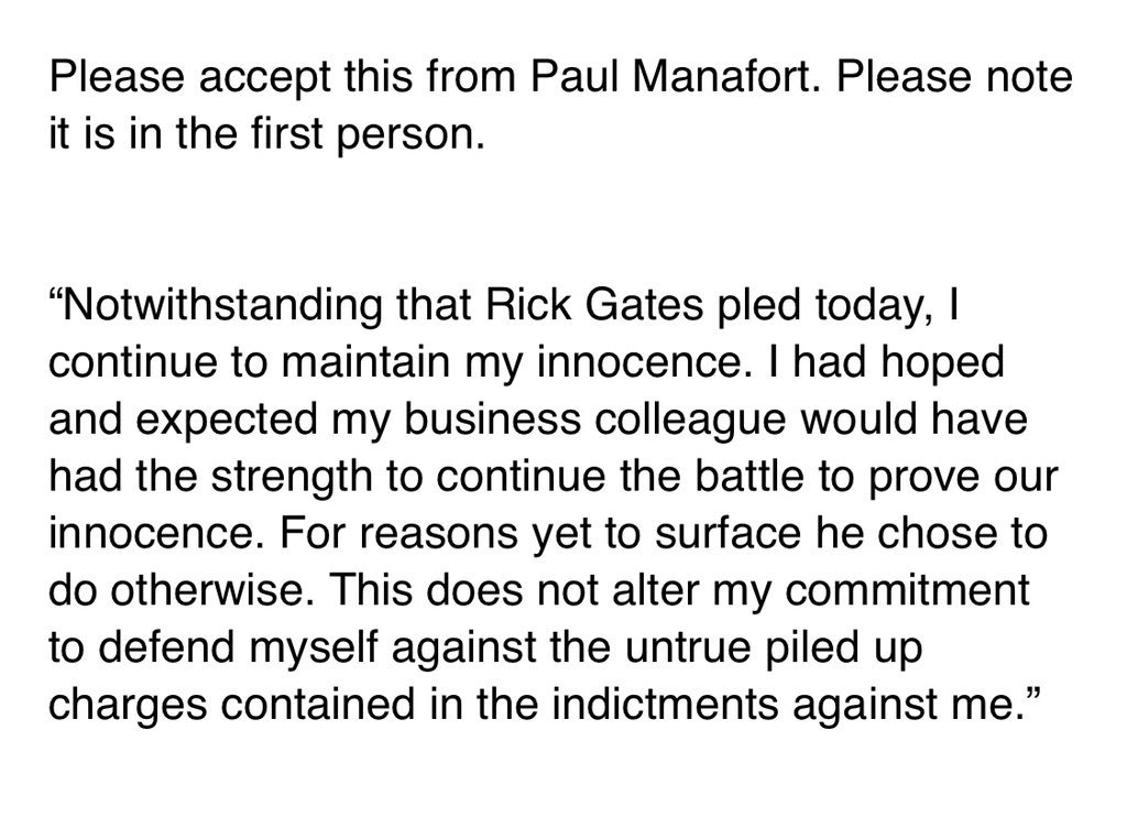 Manafort statement 