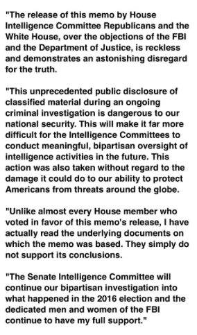 Warner statement 