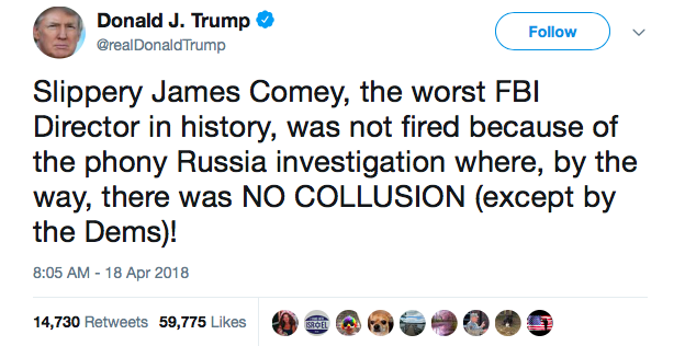 comey tweet