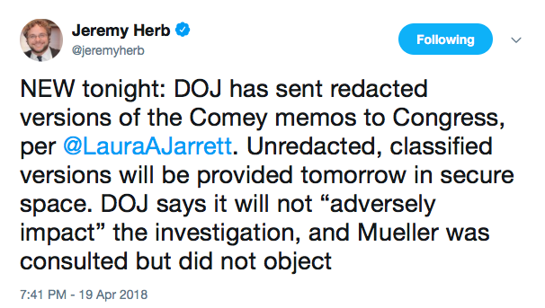 herb memo tweet 