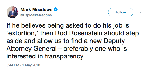 meadows tweet