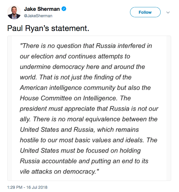 ryan statement
