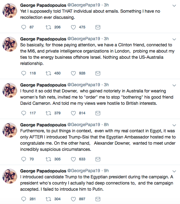 papadopoulos tweet 